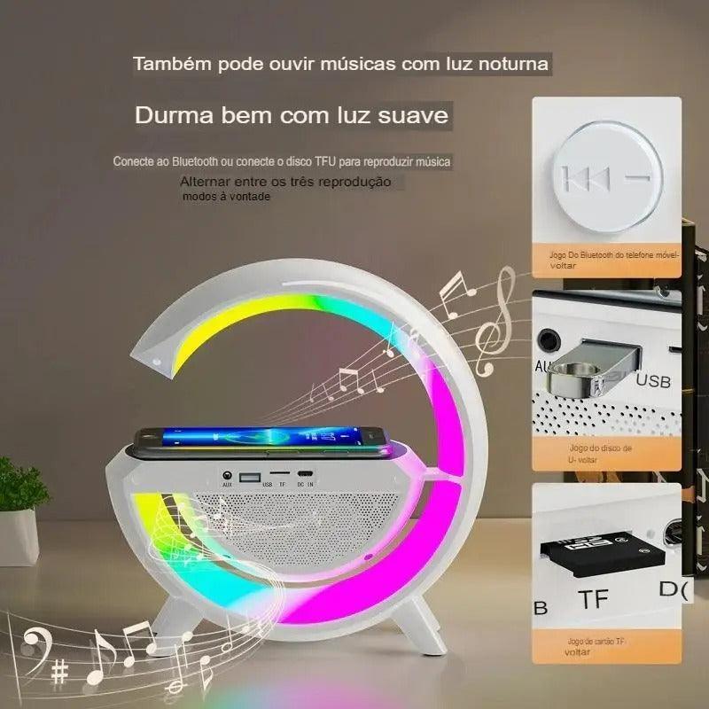 Luminária Caixa de Som G-Speaker LED Atmosfera - Imperial Shop