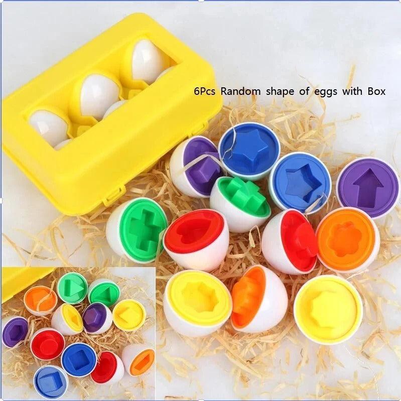 Brinquedos Educativos, Baby Eggs Montessori Cores, Formas - Imperial Shop